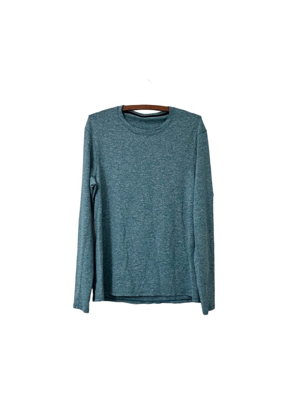 Lululemon Mens Heather Green Long Sleeve Athleisure T-shirt Size Large